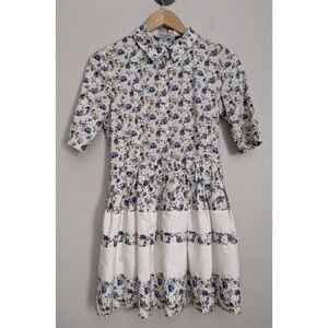 Christian Dior Boutique Floral Shirt Dress Size Small